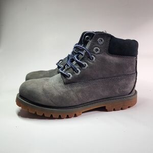 Kids Timberland boots grey navy